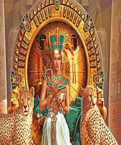 people-egyptian-pharaoh-with-two-leopards-paint-by-numbers