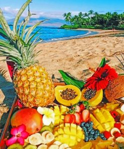 Fresh Fruits paint by numbers