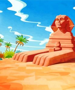Illustration Egypt Paint by numbers