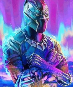 Black Panther Paint by numbers