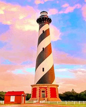 Cape Hatteras Light Paint by numbers