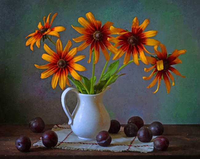 Flowers-In-Jug-paint-by-number
