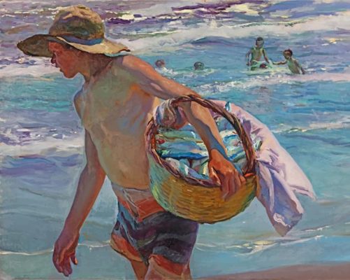 Young Fisherman paint by numbers