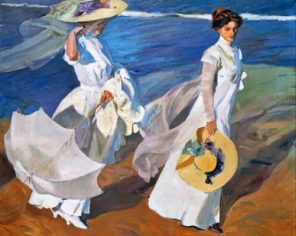 Women Walking On The Beach Paint by numbers