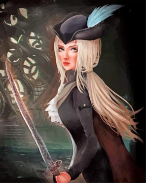 Bloodborne Lady Maria Paint by numbers