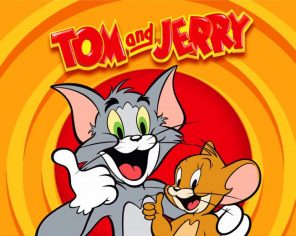 Cartoon Tom And Jerry Paint by numbers