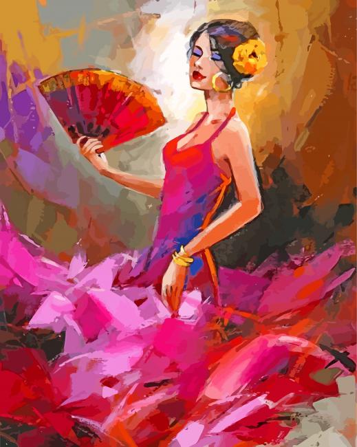 flamenco-lady-dancer-paint-by-number
