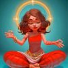 meditation-indian-girl-paint-by-number