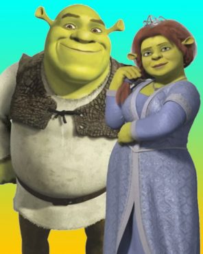 shrek-and-fiona-paint-by-number