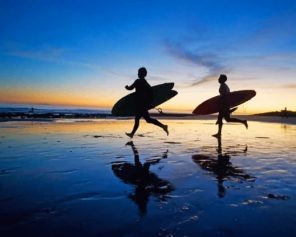 surfers-silhouette-paint-by-numbers
