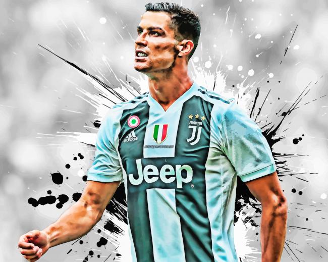 Cristiano Ronaldo paint by numbers