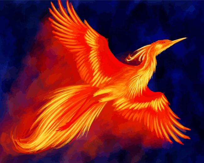 Fawkes Bird Paint By Number