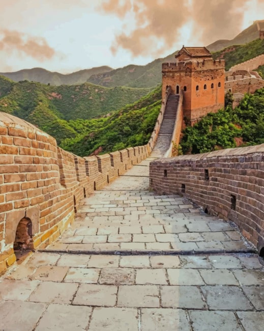 great-wall-of-china-paint-by-number