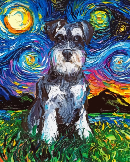 schnauzer-starry-night-paint-by-numbers