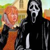 american gothic Ghostface paint by numbers