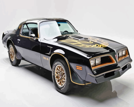 1977 Firebird Paint By Numbers
