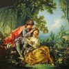 Antique Couple In Forest Paint By Numbers