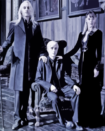 Black And White Malfoy Family Paint By Numbers