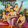 Indian Women Musicians Paint By Numbers