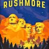 Mount Rushmore National Memorial South Dakota Poster Paint By Numbers