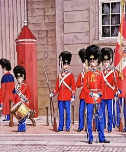 The Coldstream Guards Paint By Numbers