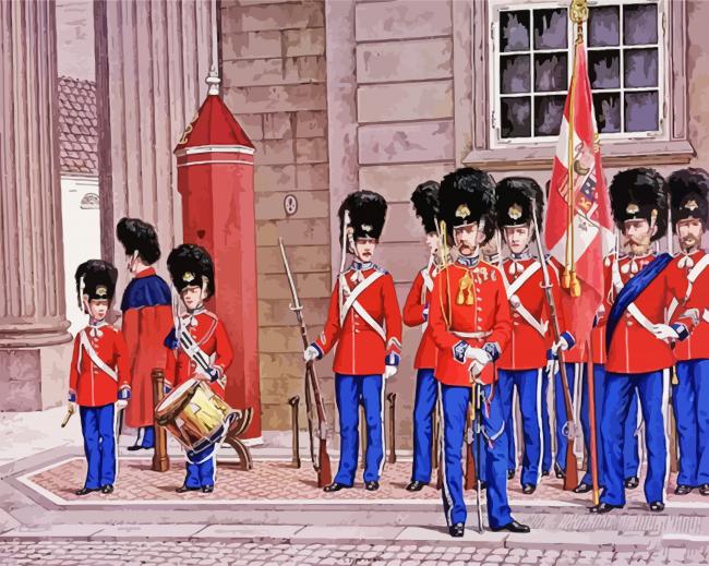 The Coldstream Guards Paint By Numbers