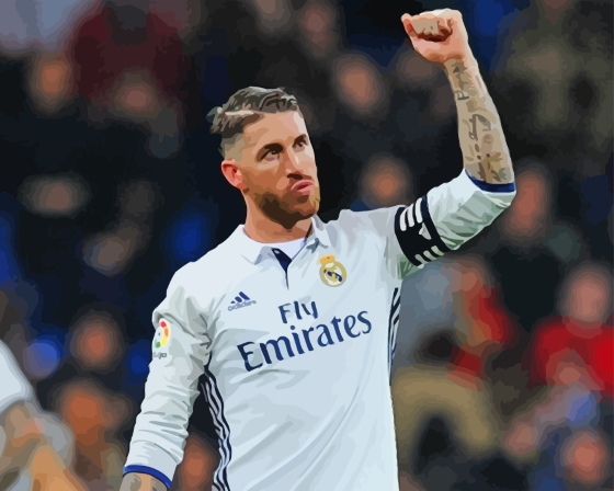 Aesthetic Sergio Ramos Paint By Numbers