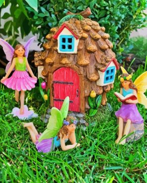 Cute Garden Fairy Paint By Numbers
