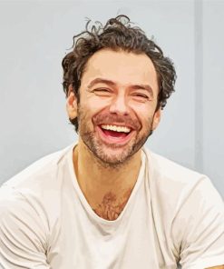 Aidan Turner Smiling Paint By Numbers