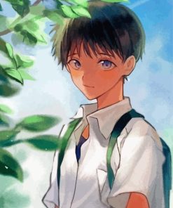 Shinji Ikari Paint By Numbers