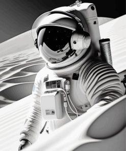 Monochrome Astronaut Paint By Numbers