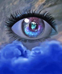 Beautiful Eyes In The Sky Paint By Numbers