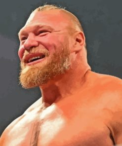 Brock Lesnar American Wrestler Paint By Numbers