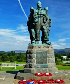 Commando Memorial Paint by Numbers
